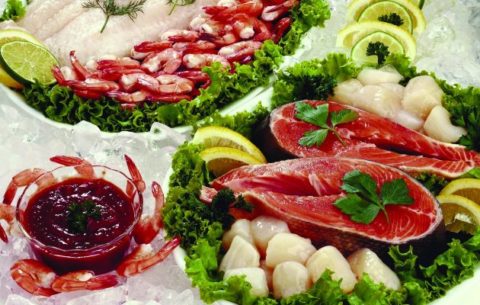 Морепродукты для устранения йододефицита